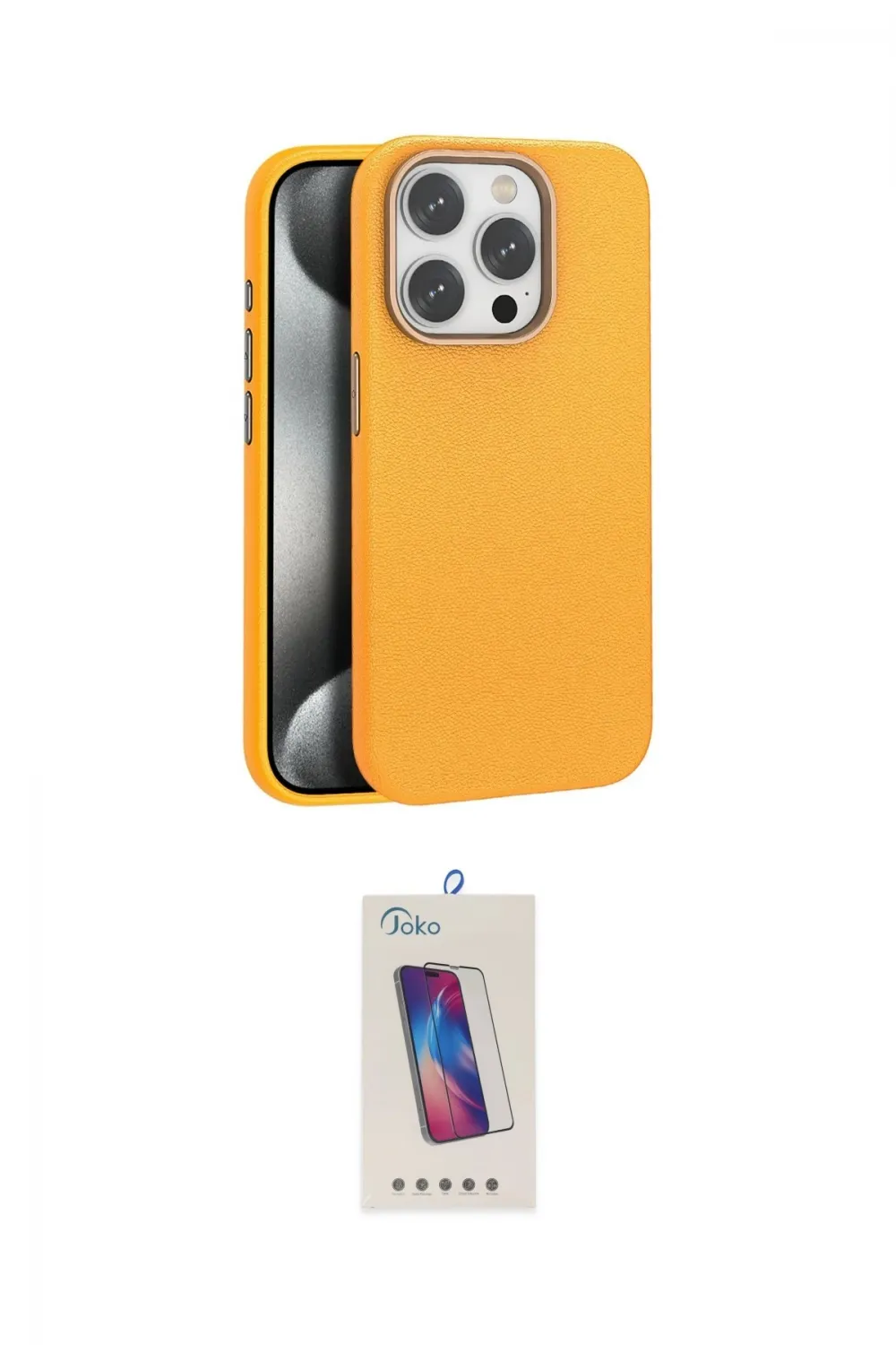ieg™ iPhone 14 Pro Max Kılıf Zirve Modern Prime - Siyah Joko 5D Cam