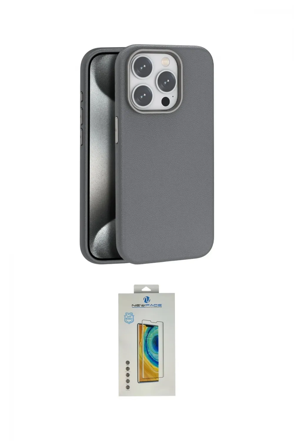 ieg™ iPhone 14 Pro Max Kılıf Zirve Modern Prime - Siyah Polymer Nano Ekran Koruyucu