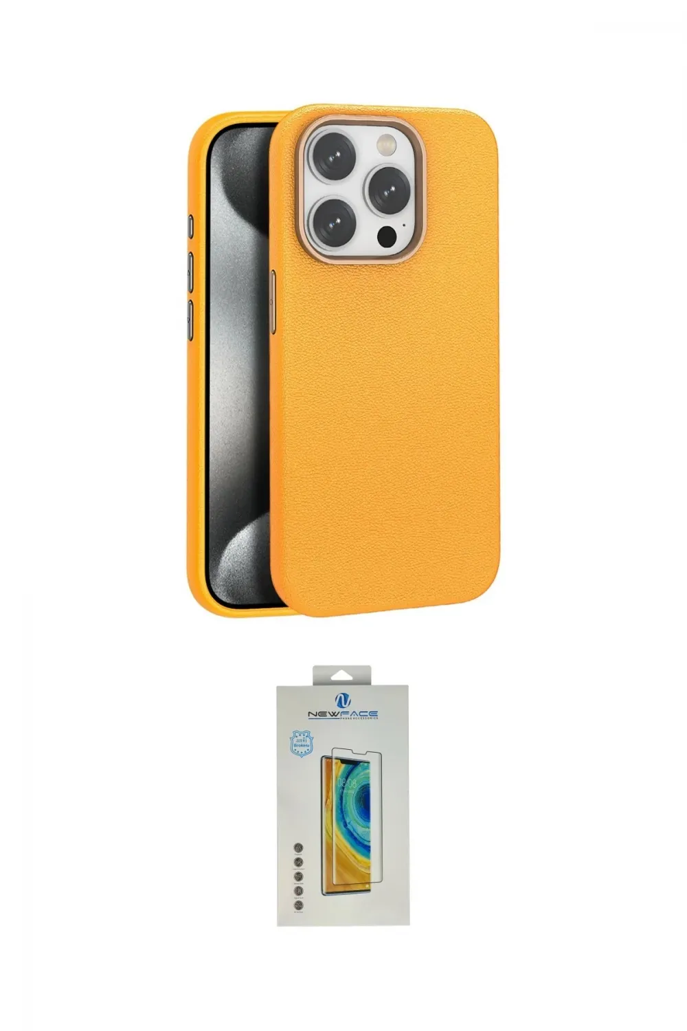 ieg™ iPhone 14 Pro Max Kılıf Zirve Modern Prime - Siyah Polymer Nano Ekran Koruyucu