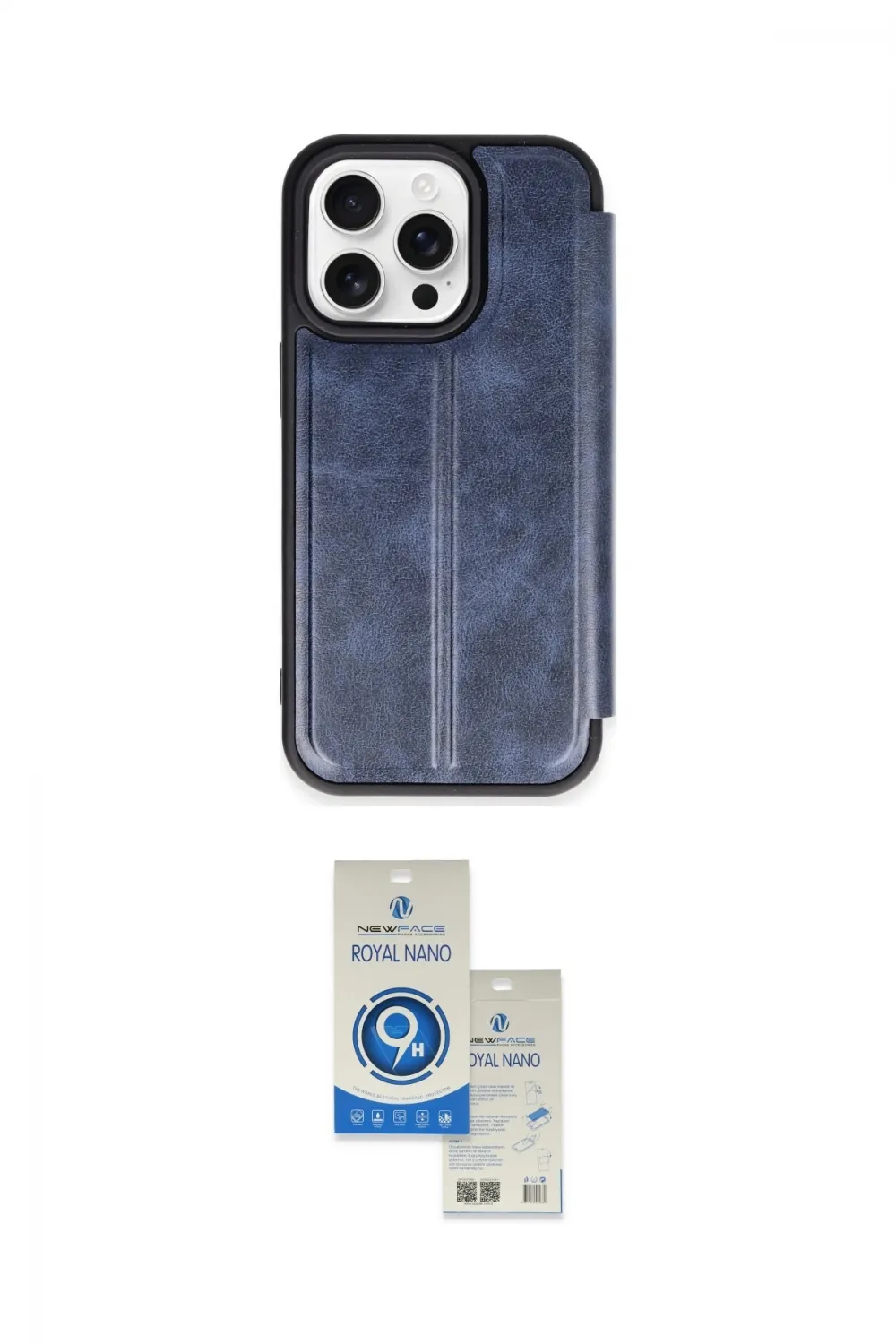 ieg™ iPhone 14 Pro Max Kılıf Zirve Yansıma Serisi - Şeffaf Royal Nano Ekran Koruyucu