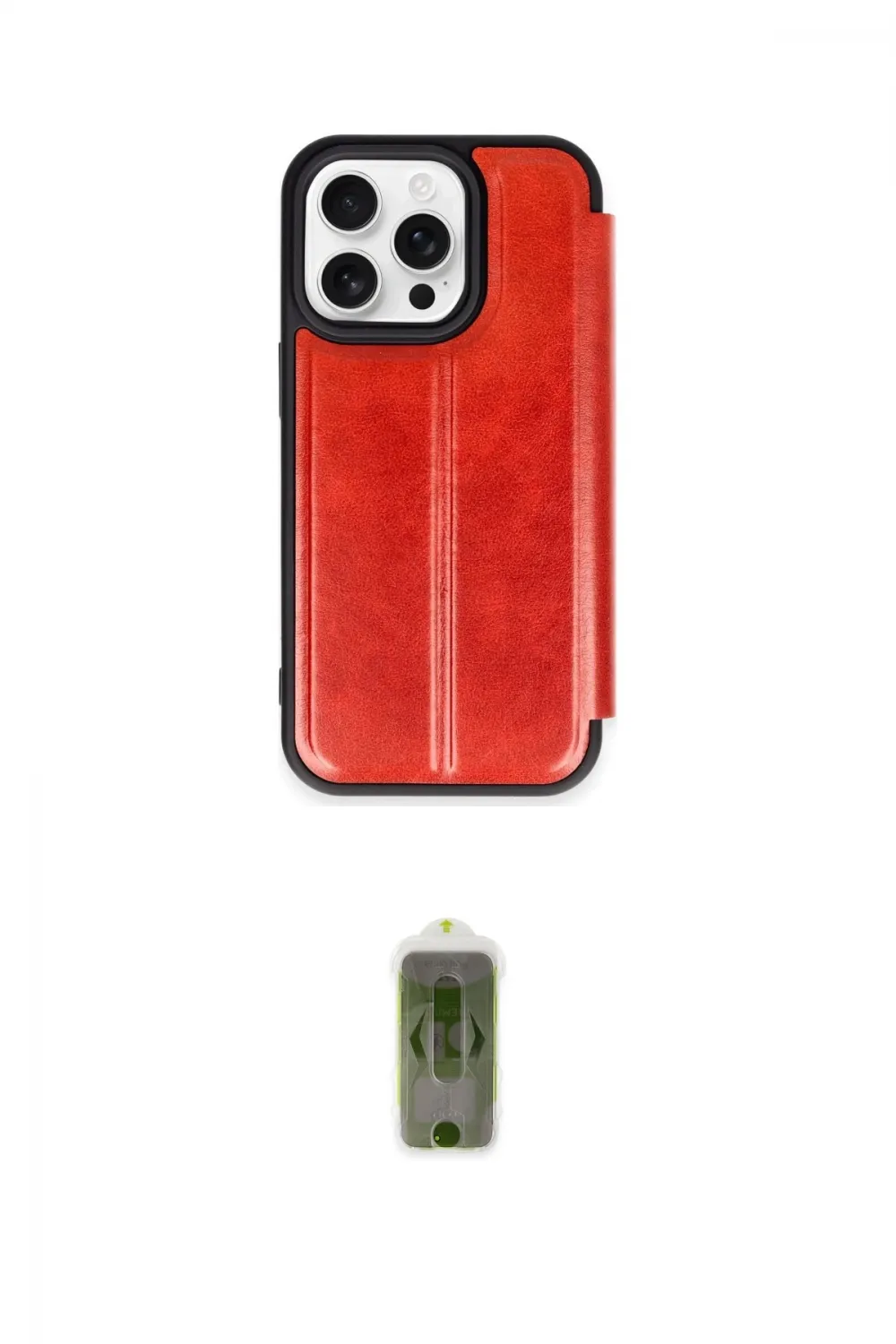 ieg™ iPhone 14 Pro Max Kılıf Zirve Yansıma Serisi - Siyah Joko Magic 5D Hayalet Cam