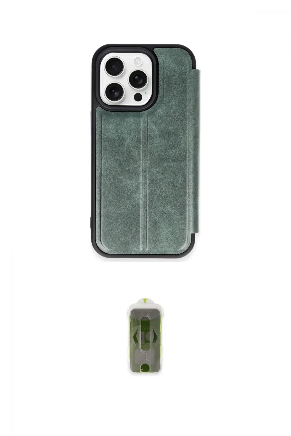 ieg™ iPhone 14 Pro Max Kılıf Zirve Yansıma Serisi - Siyah Joko Magic 5D Hayalet Cam