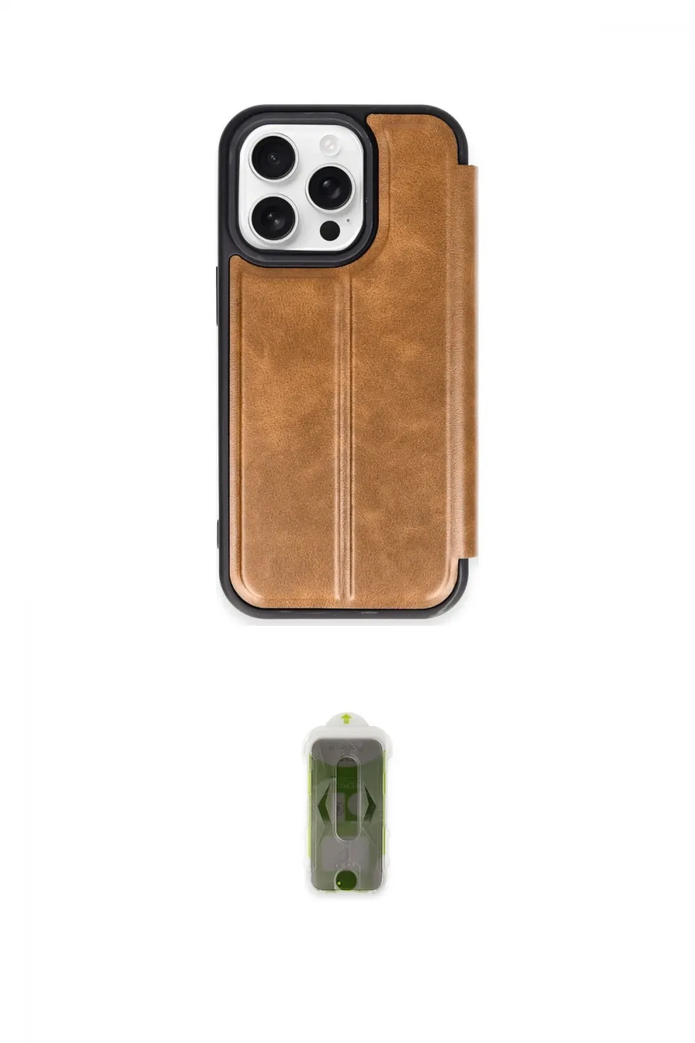 ieg™ iPhone 14 Pro Max Kılıf Zirve Yansıma Serisi - Siyah Joko Magic 5D Hayalet Cam
