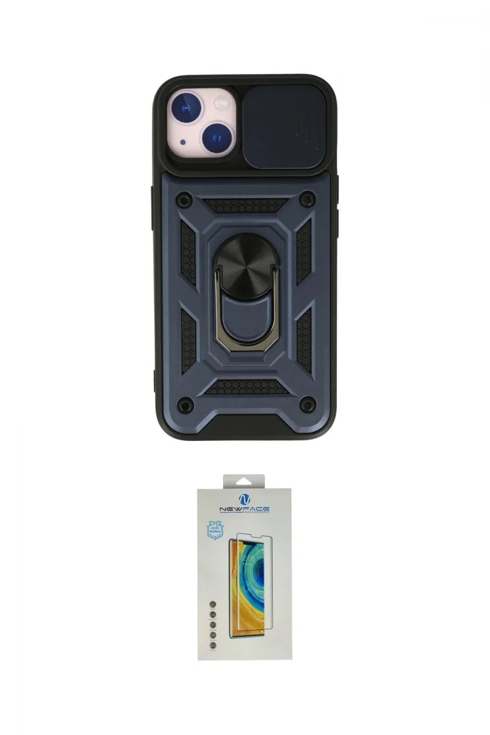 ieg™ iPhone 15 Kılıf Ahenk Klasik - Siyah Polymer Nano Ekran Koruyucu