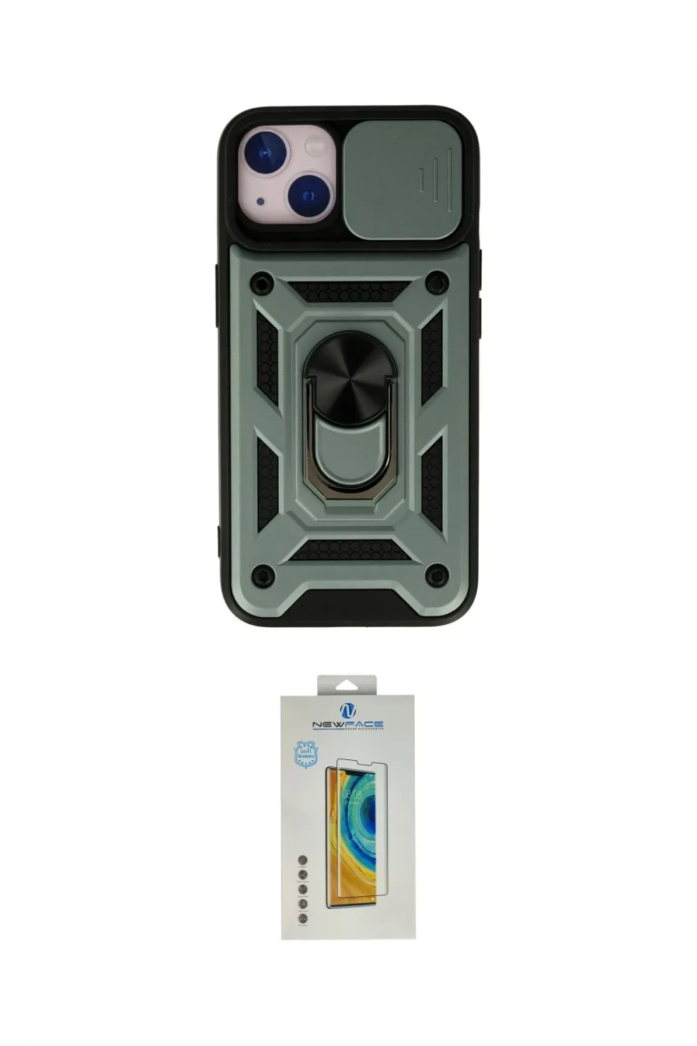 ieg™ iPhone 15 Kılıf Ahenk Klasik - Siyah Polymer Nano Ekran Koruyucu