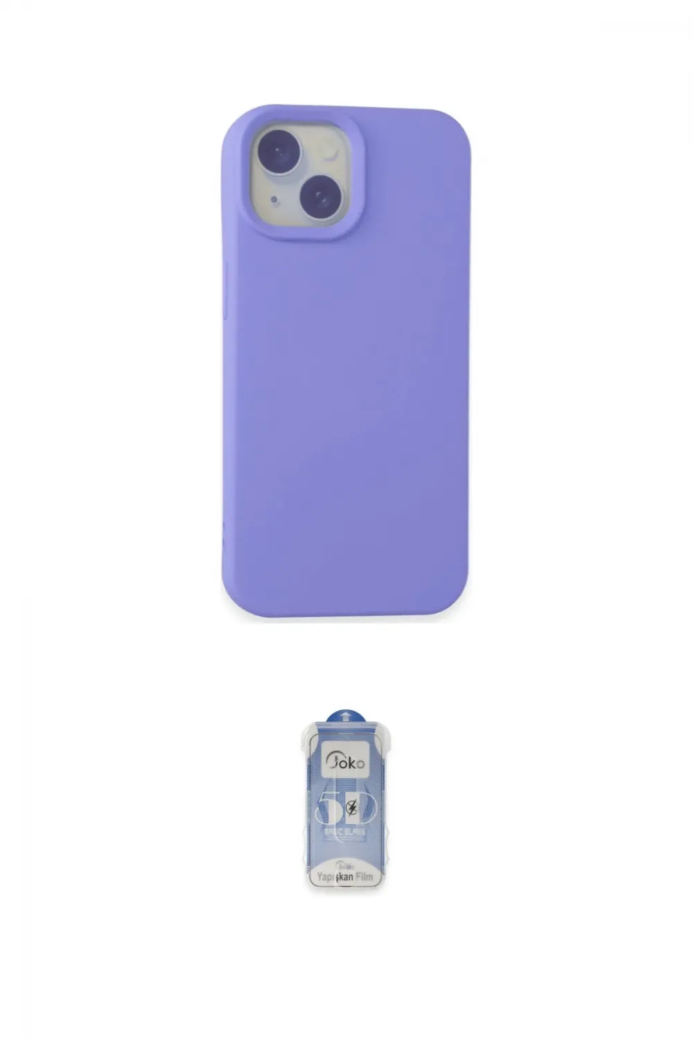 ieg™ iPhone 15 Kılıf Ahenk Serisi - Siyah Joko Magic 5D Cam
