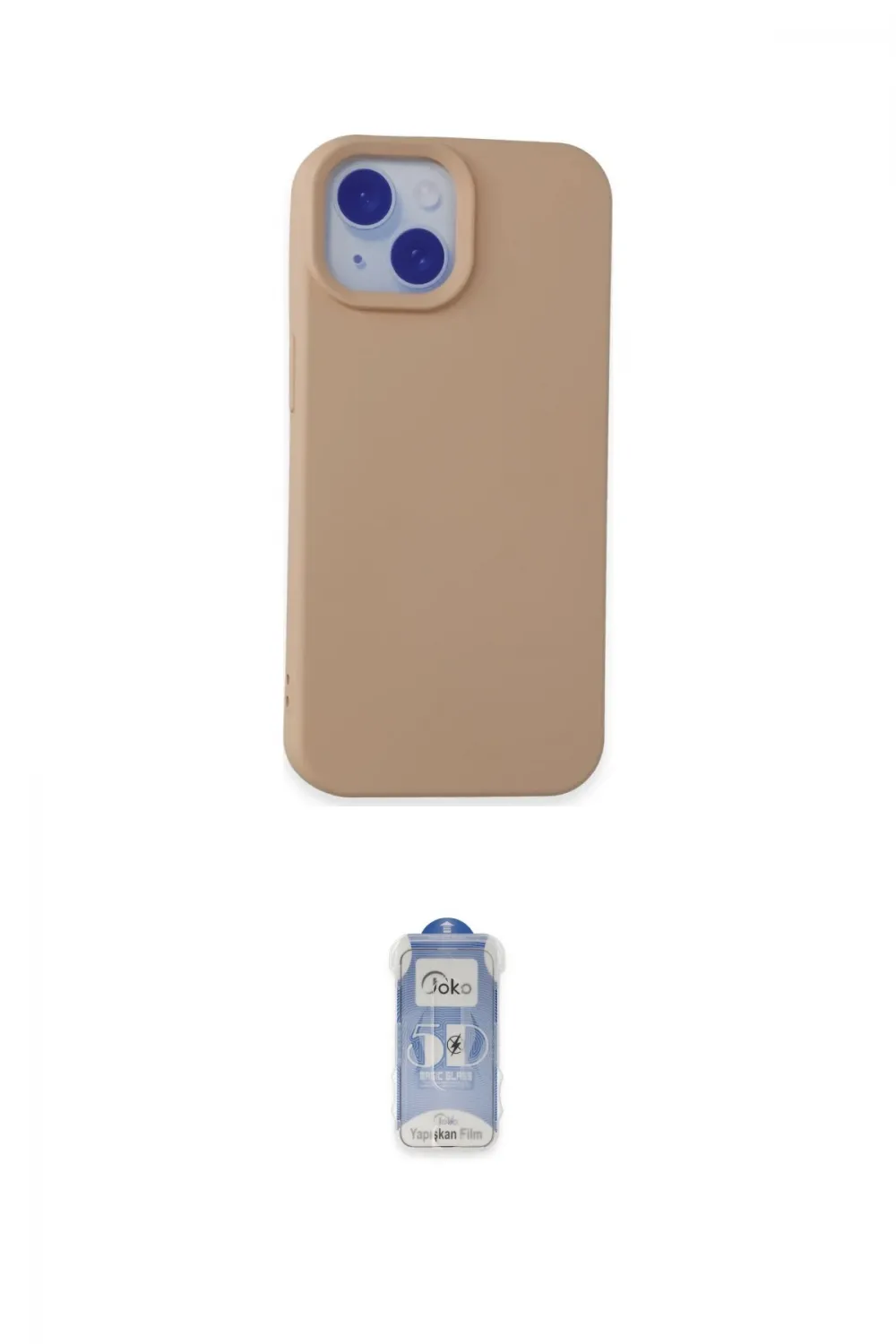 ieg™ iPhone 15 Kılıf Ahenk Serisi - Siyah Joko Magic 5D Cam