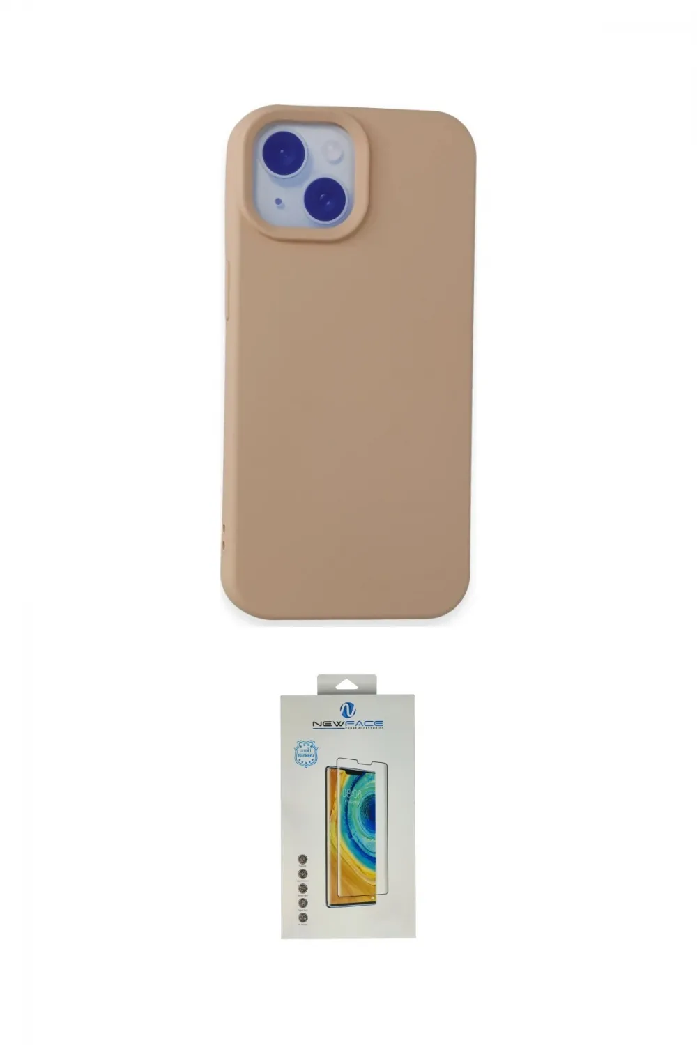 ieg™ iPhone 15 Kılıf Ahenk Serisi - Siyah Polymer Nano Ekran Koruyucu