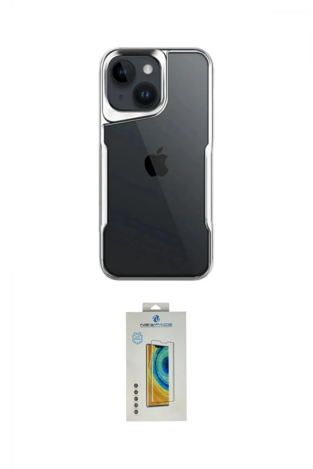 ieg™ iPhone 15 Kılıf Akış Çizgi Koleksiyonu - Siyah Polymer Nano Ekran Koruyucu