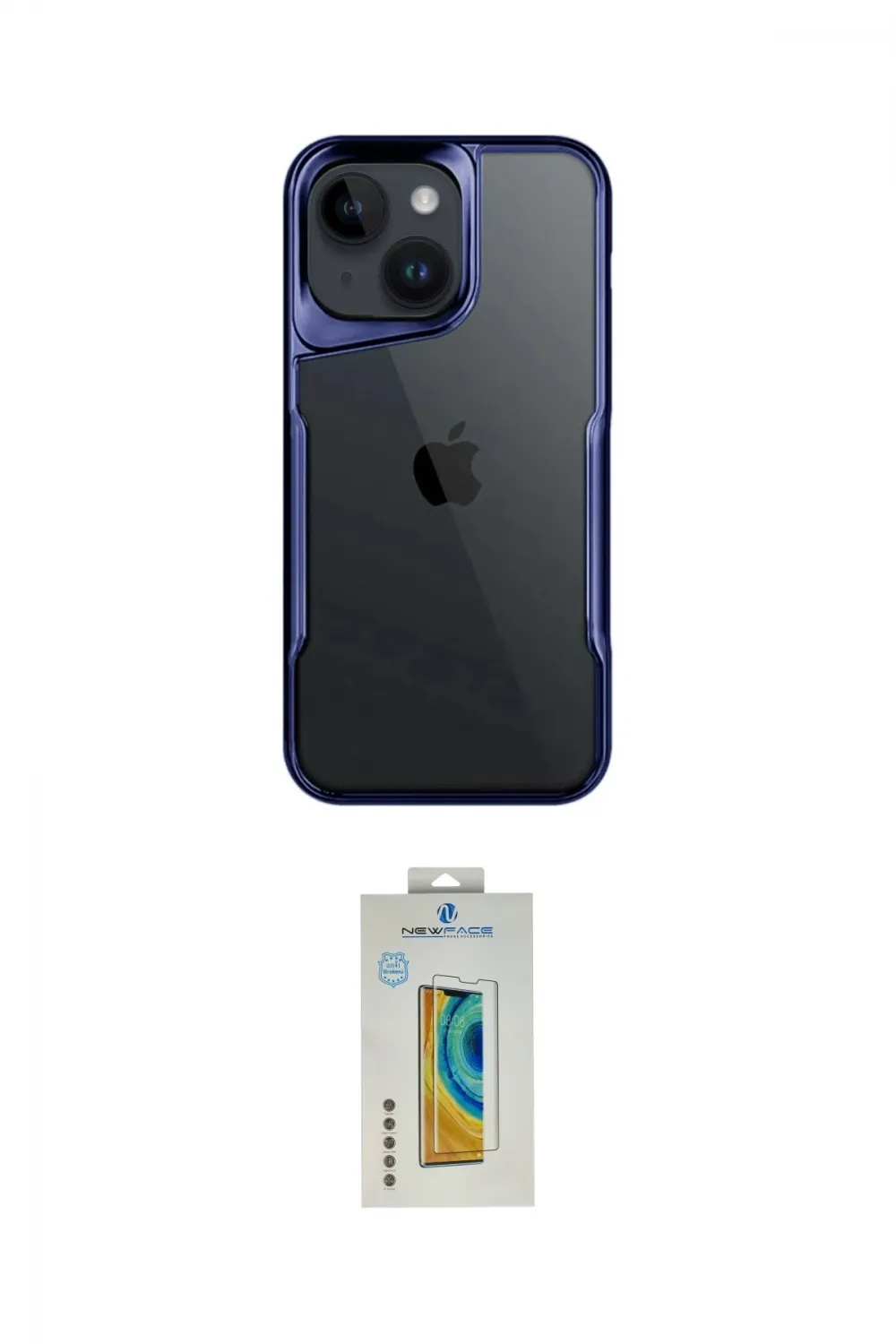 ieg™ iPhone 15 Kılıf Akış Çizgi Koleksiyonu - Siyah Polymer Nano Ekran Koruyucu
