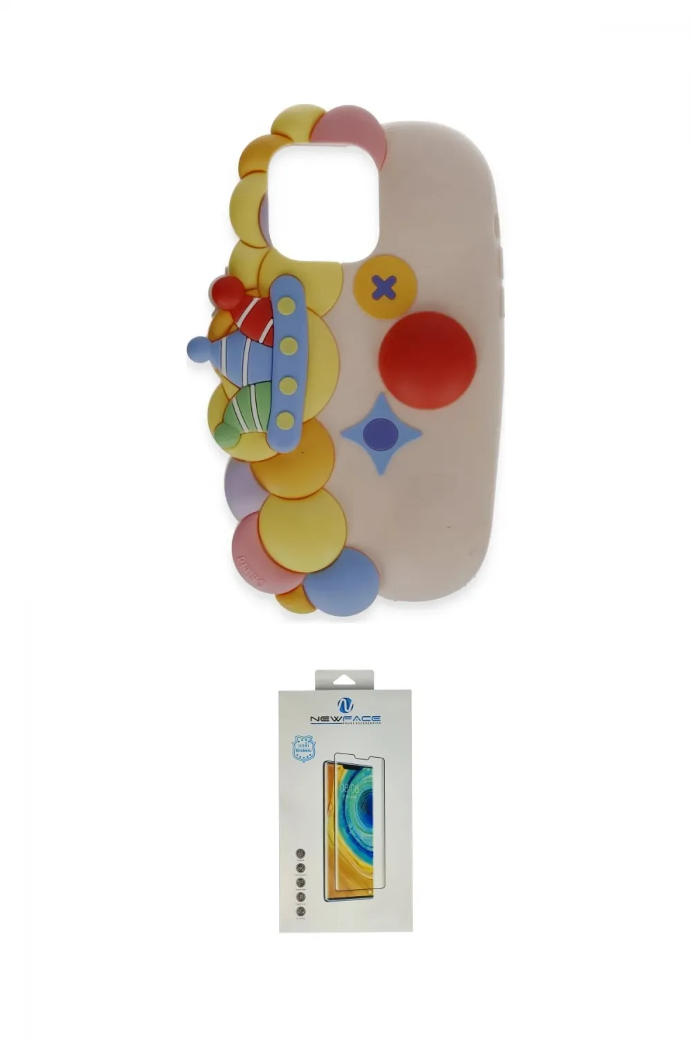 ieg™ iPhone 15 Kılıf Akış Yansıma - Siyah Polymer Nano Ekran Koruyucu