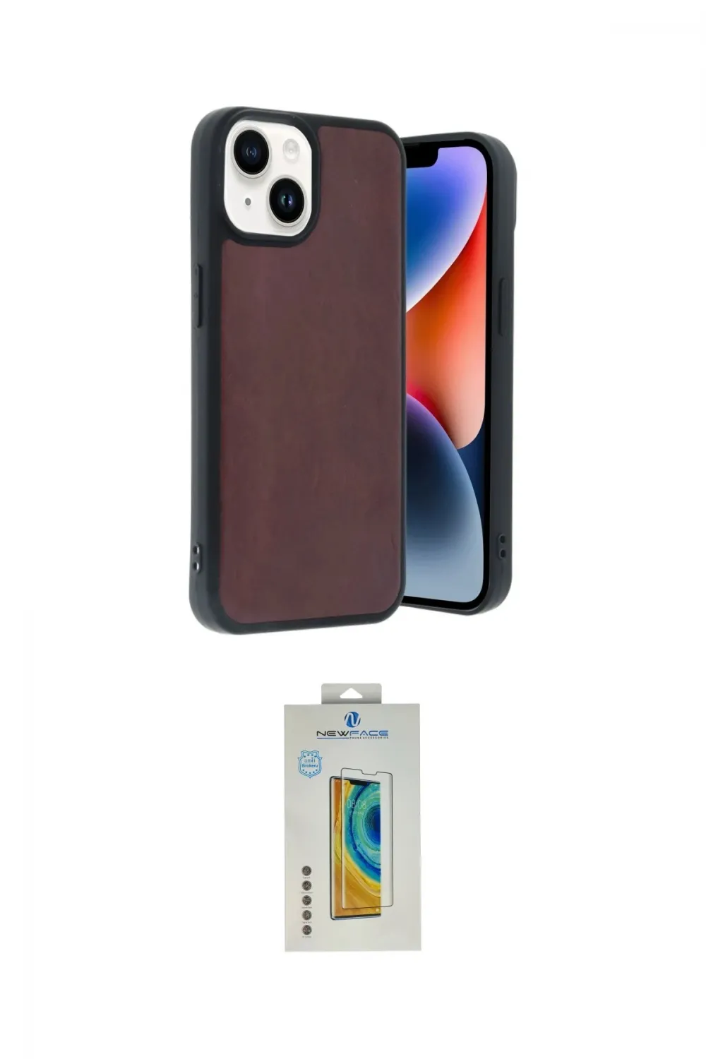 ieg™ iPhone 15 Kılıf Kıvılcım Işık Serisi - Siyah Polymer Nano Ekran Koruyucu