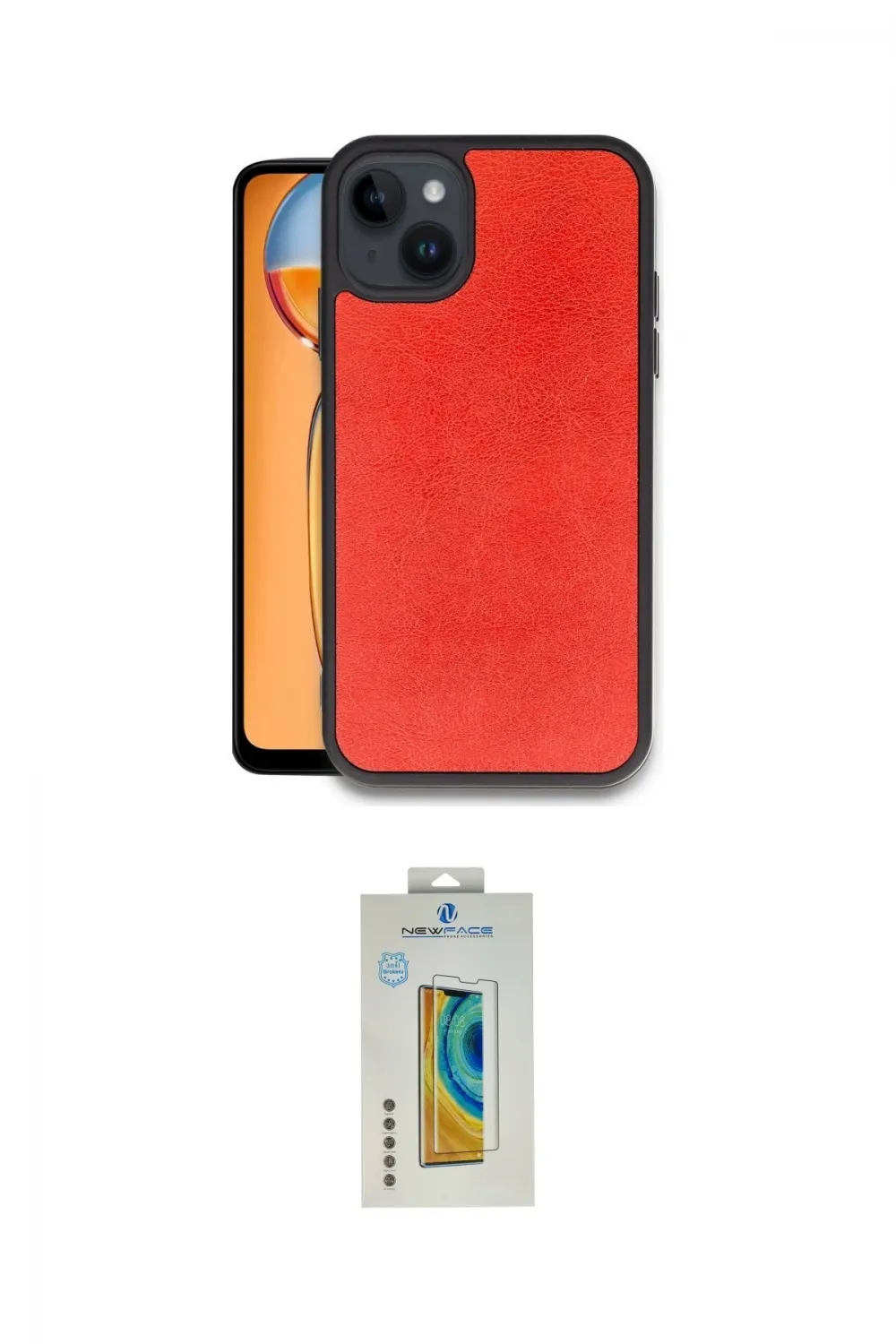 ieg™ iPhone 15 Kılıf Kıvılcım Işık Serisi - Siyah Polymer Nano Ekran Koruyucu