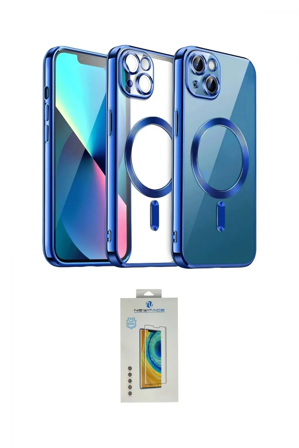ieg™ iPhone 15 Kılıf Nova Işık Özel Seri - Siyah Polymer Nano Ekran Koruyucu
