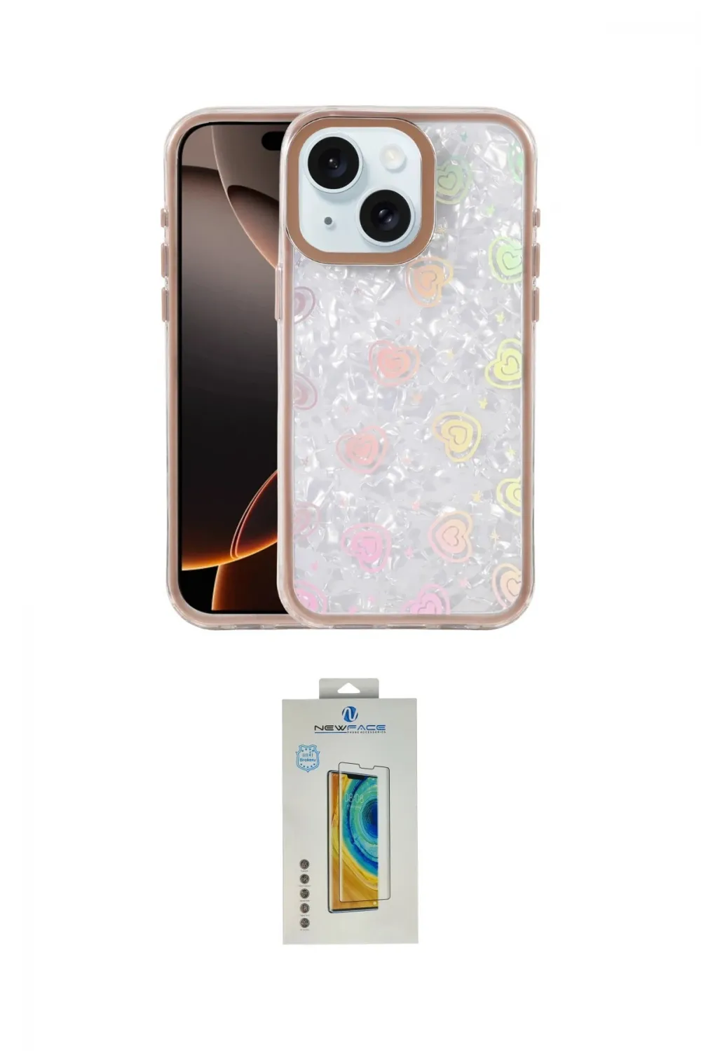 ieg™ iPhone 15 Kılıf Odak Prime - Siyah Polymer Nano Ekran Koruyucu