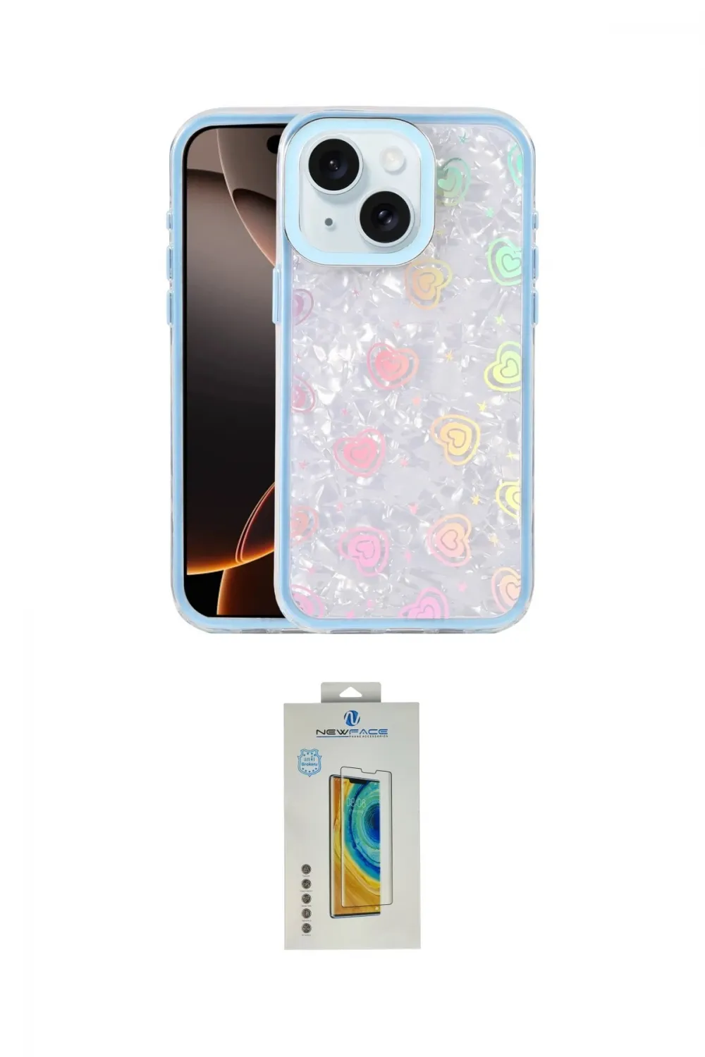 ieg™ iPhone 15 Kılıf Odak Prime - Siyah Polymer Nano Ekran Koruyucu