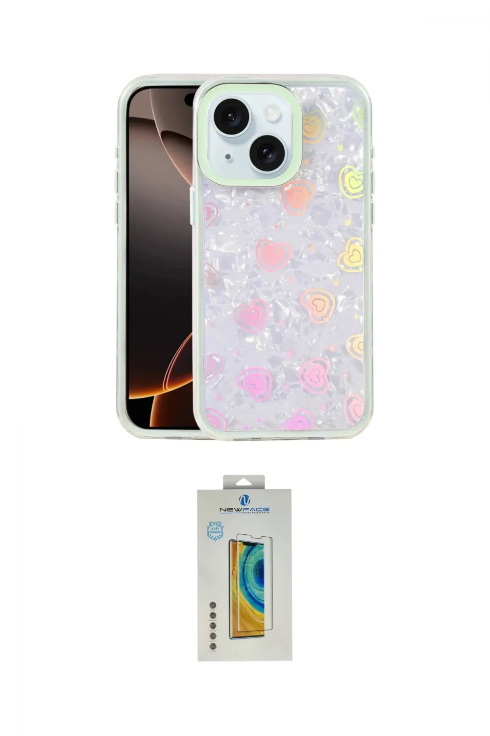ieg™ iPhone 15 Kılıf Odak Prime - Siyah Polymer Nano Ekran Koruyucu