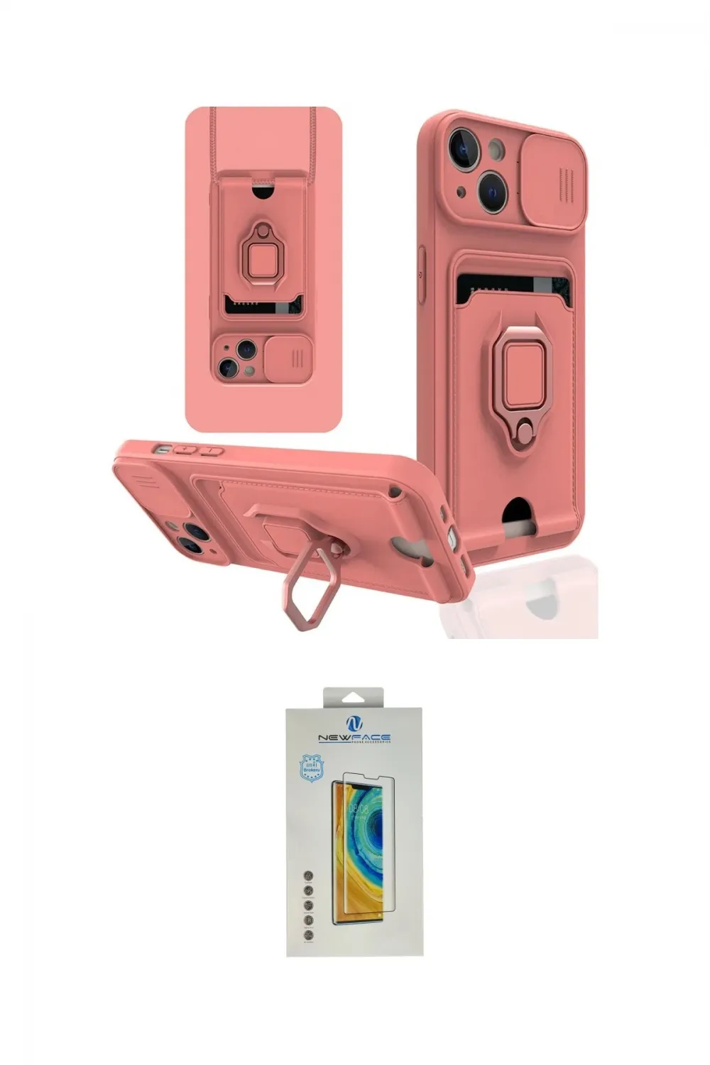 ieg™ iPhone 15 Kılıf Vadi Form Prime - Siyah Polymer Nano Ekran Koruyucu