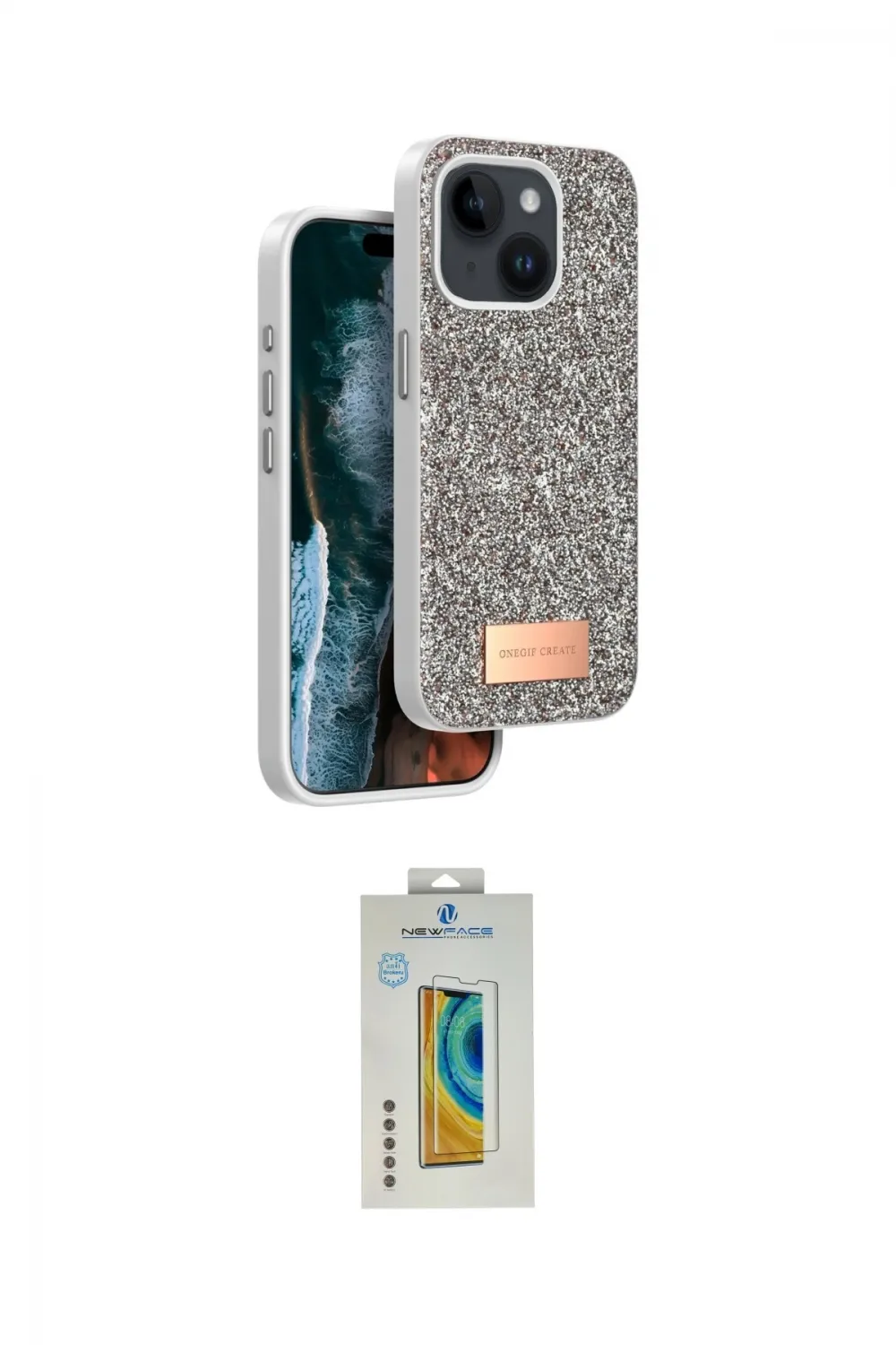 ieg™ iPhone 15 Kılıf Vadi Klasik Serisi - Siyah Polymer Nano Ekran Koruyucu