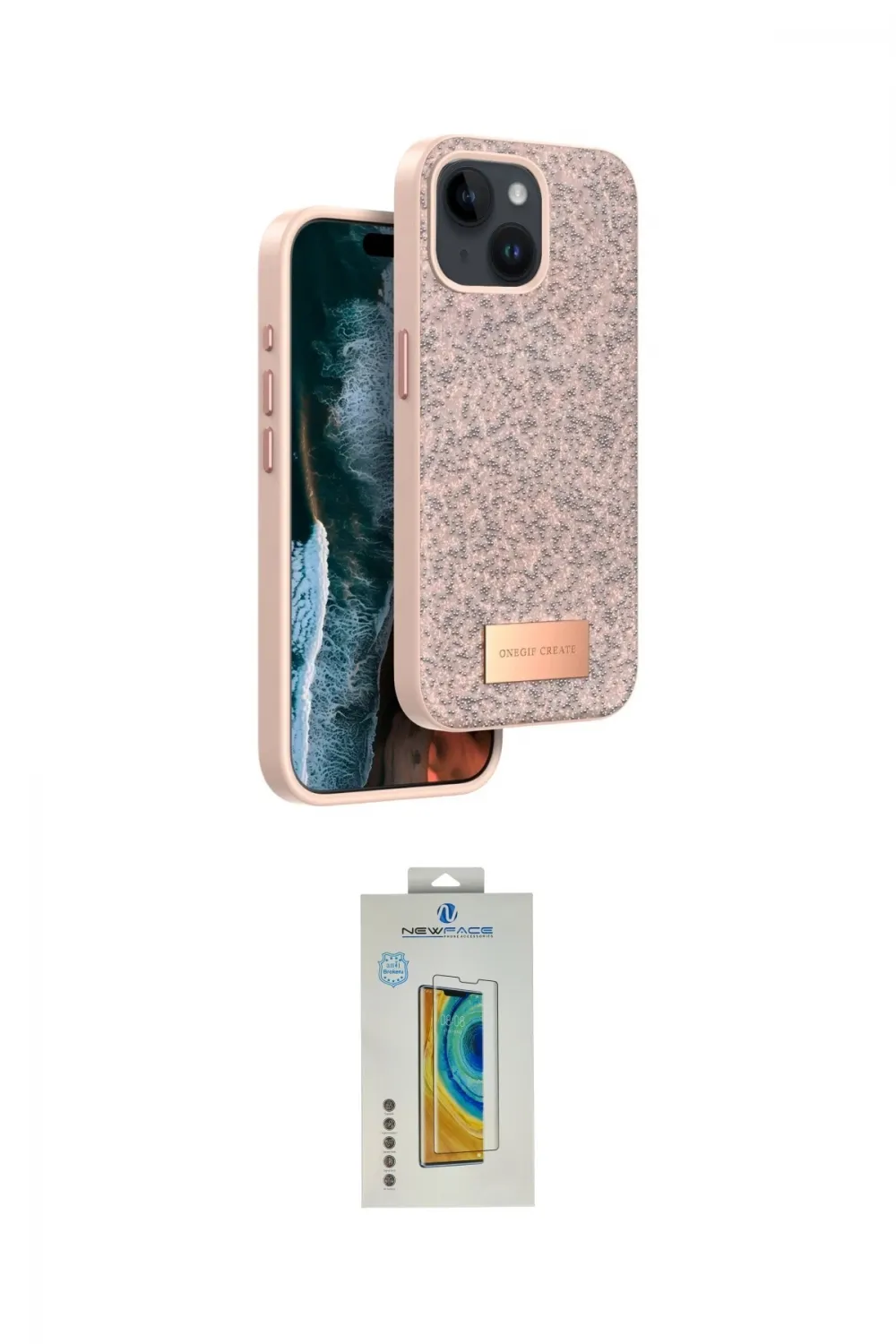ieg™ iPhone 15 Kılıf Vadi Klasik Serisi - Siyah Polymer Nano Ekran Koruyucu