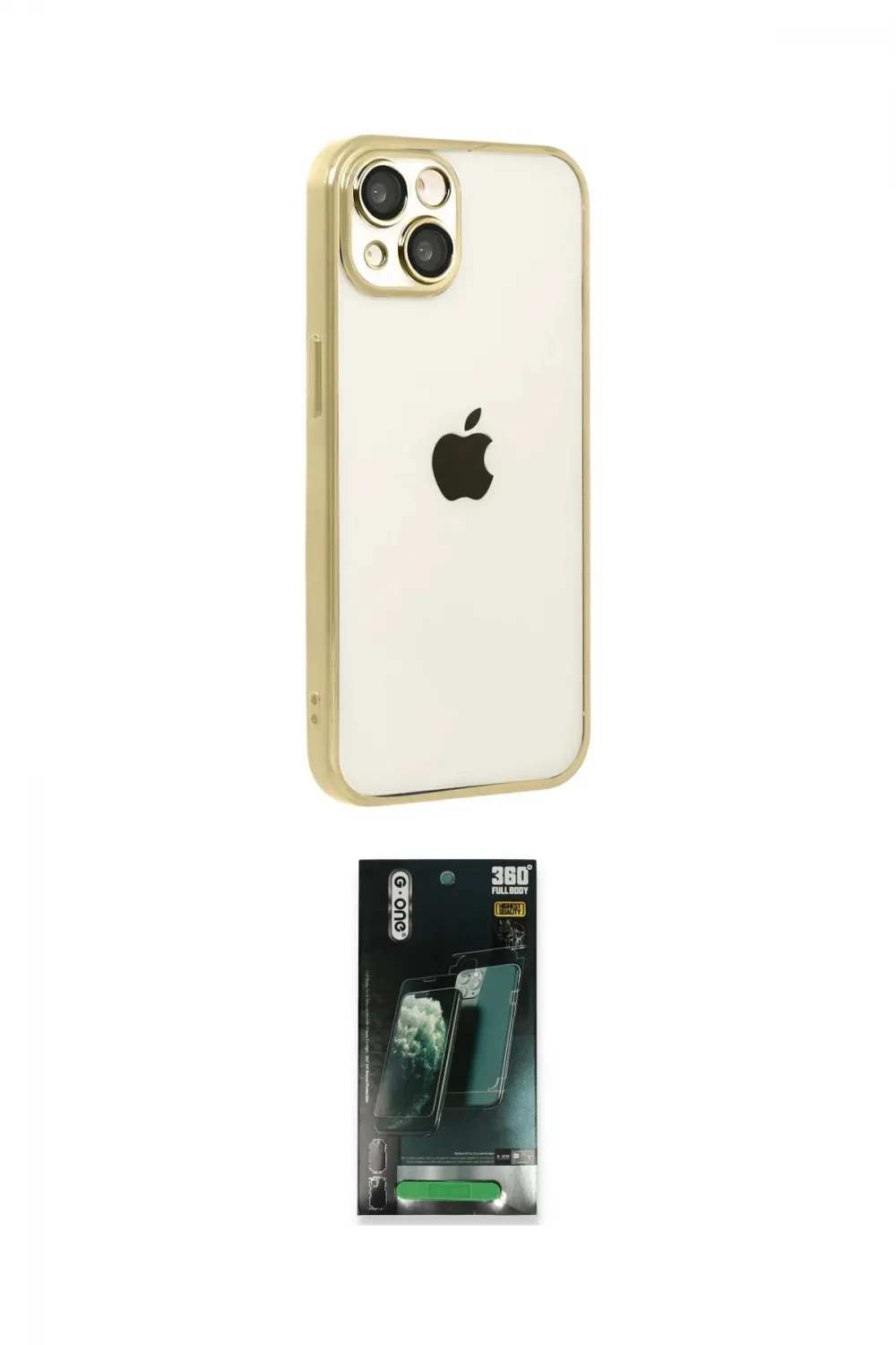 ieg™ iPhone 15 Kılıf Vadi Minimal - Siyah 360 Mat Full Body Arka Koruyucu