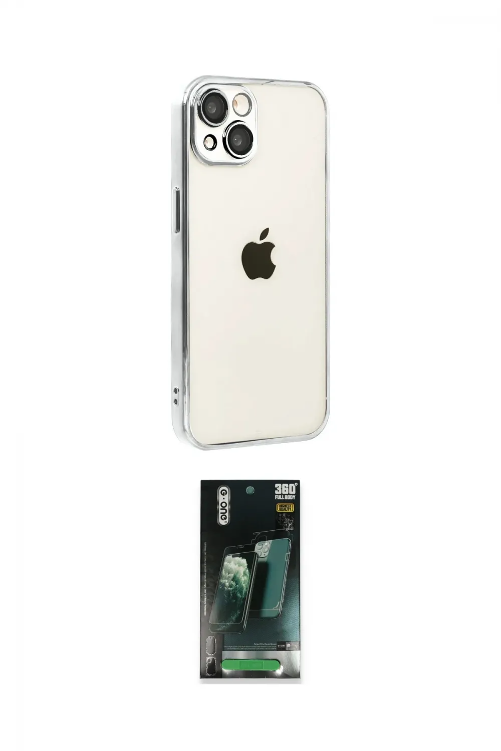 ieg™ iPhone 15 Kılıf Vadi Minimal - Siyah 360 Mat Full Body Arka Koruyucu