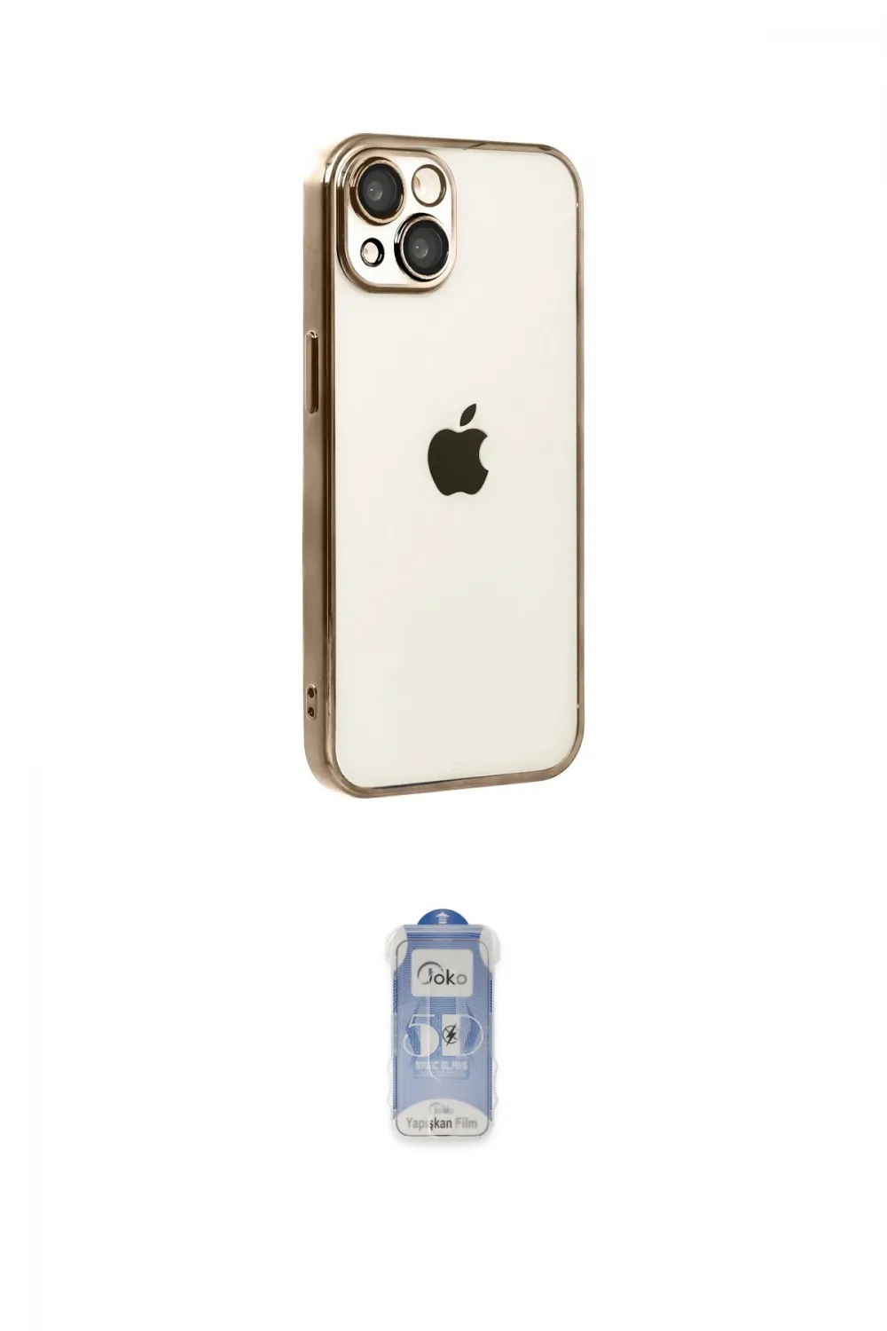 ieg™ iPhone 15 Kılıf Vadi Minimal - Siyah Joko Magic 5D Cam
