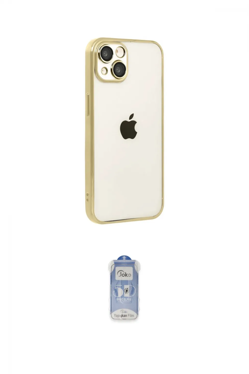 ieg™ iPhone 15 Kılıf Vadi Minimal - Siyah Joko Magic 5D Cam