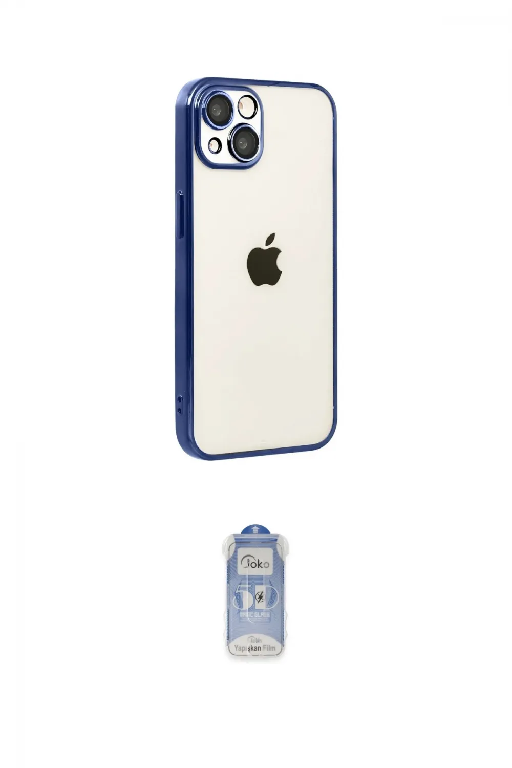ieg™ iPhone 15 Kılıf Vadi Minimal - Siyah Joko Magic 5D Cam