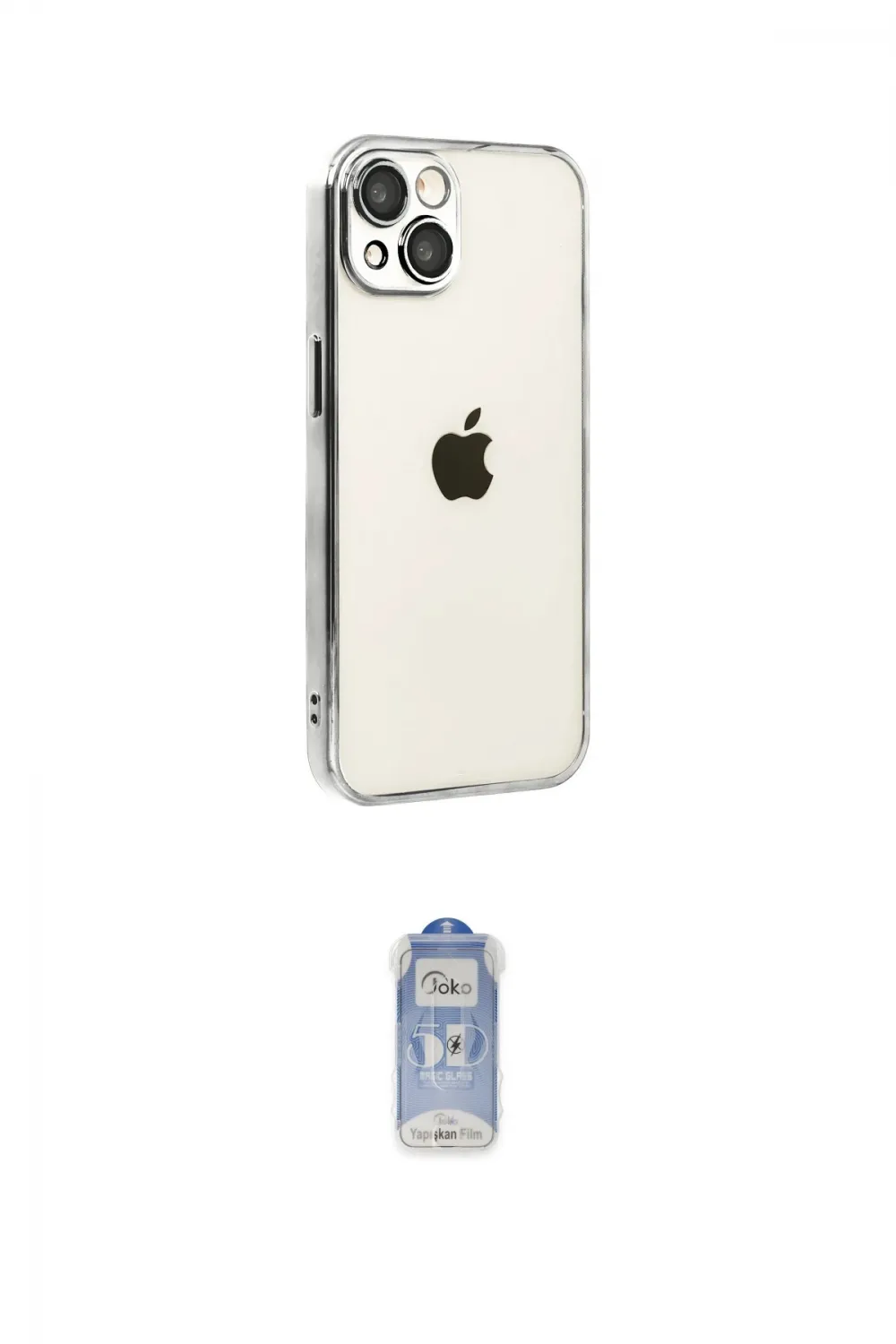 ieg™ iPhone 15 Kılıf Vadi Minimal - Siyah Joko Magic 5D Cam