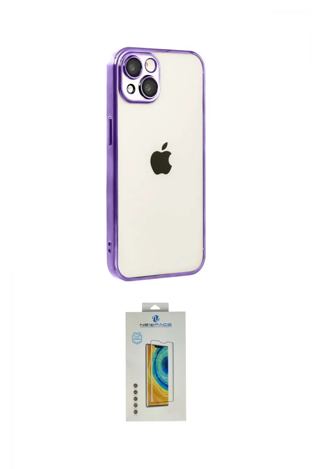 ieg™ iPhone 15 Kılıf Vadi Minimal - Siyah Polymer Nano Ekran Koruyucu
