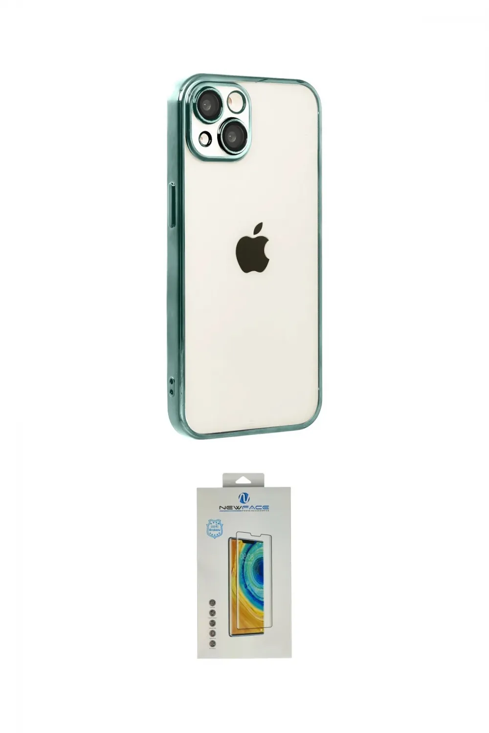 ieg™ iPhone 15 Kılıf Vadi Minimal - Siyah Polymer Nano Ekran Koruyucu