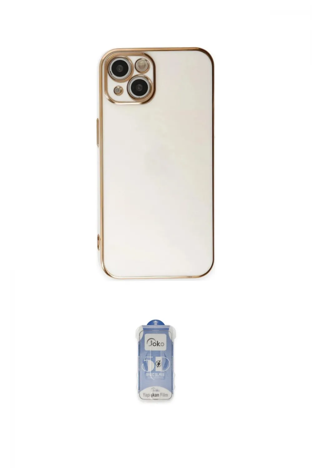 ieg™ iPhone 15 Kılıf Yankı Serisi - Siyah Joko Magic 5D Cam