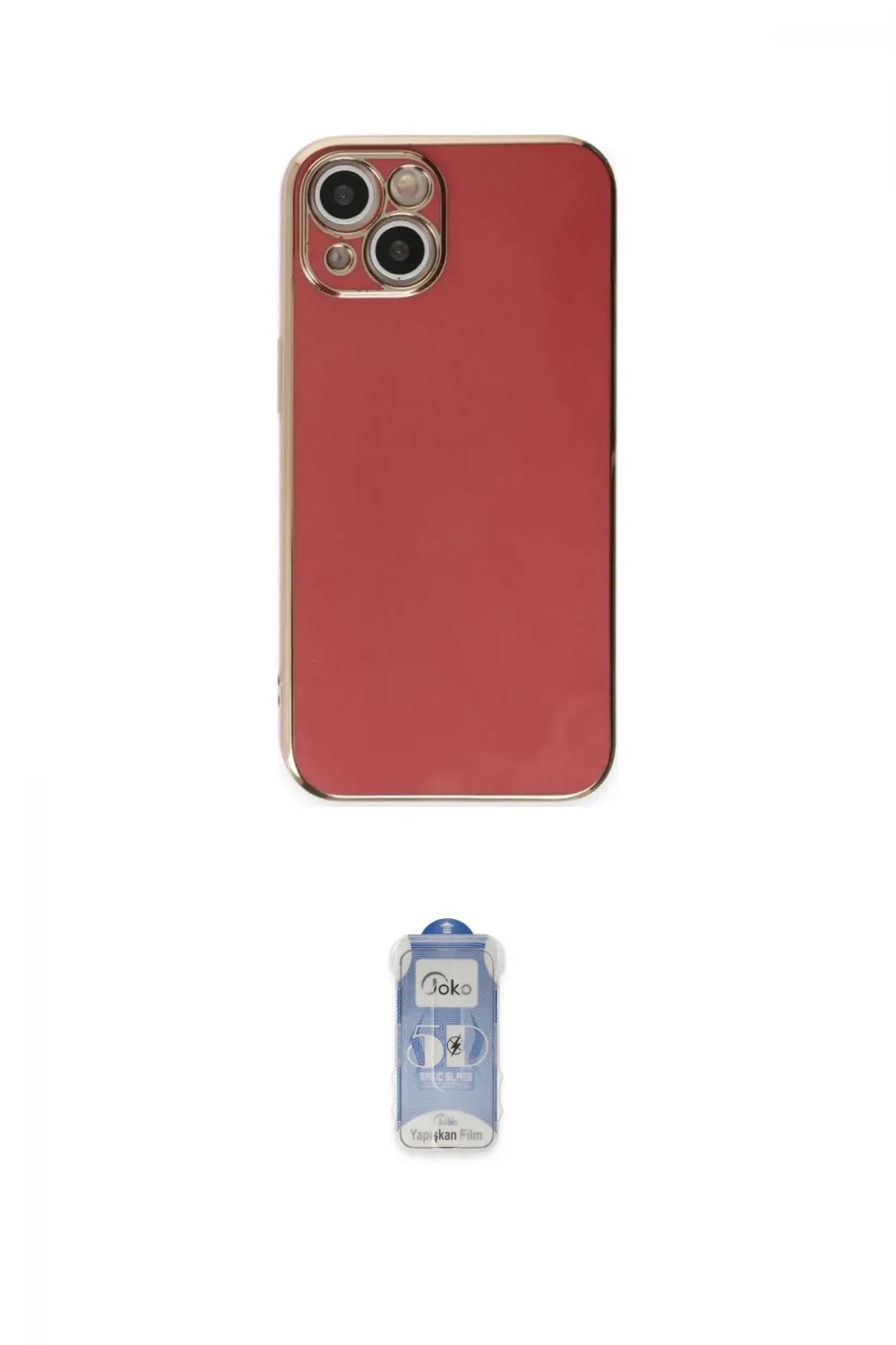 ieg™ iPhone 15 Kılıf Yankı Serisi - Siyah Joko Magic 5D Cam