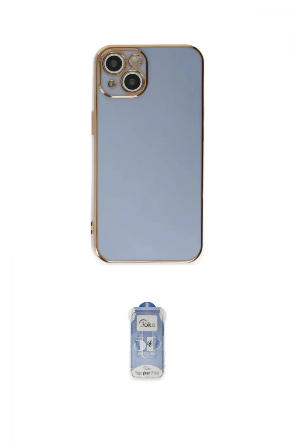 ieg™ iPhone 15 Kılıf Yankı Serisi - Siyah Joko Magic 5D Cam