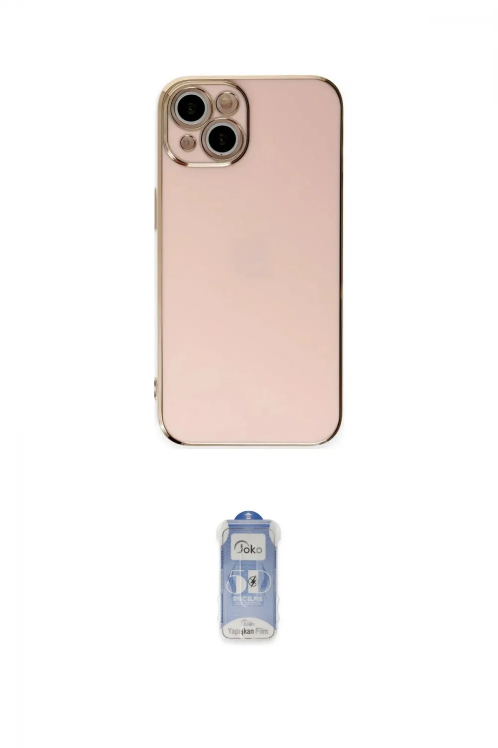 ieg™ iPhone 15 Kılıf Yankı Serisi - Siyah Joko Magic 5D Cam