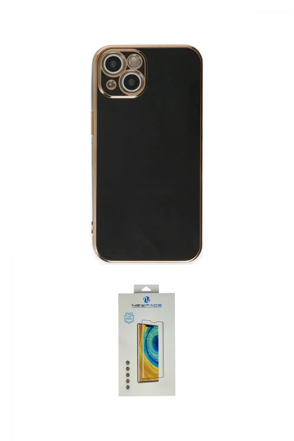 ieg™ iPhone 15 Kılıf Yankı Serisi - Siyah Polymer Nano Ekran Koruyucu
