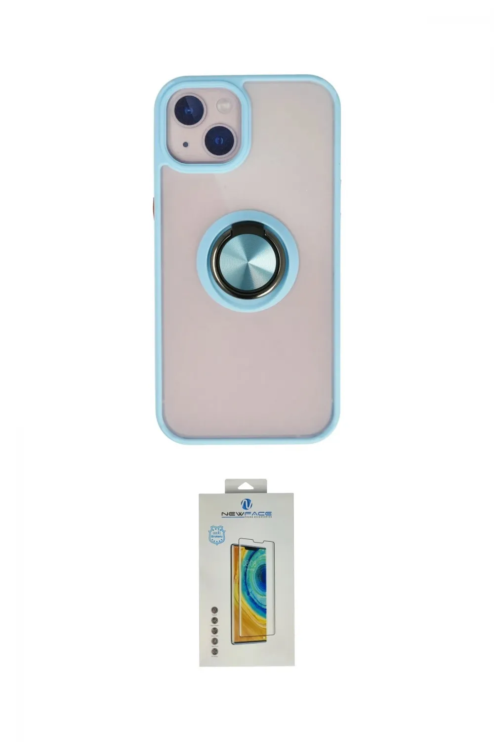 ieg™ iPhone 15 Kılıf Yörünge Çizgi - Siyah Polymer Nano Ekran Koruyucu