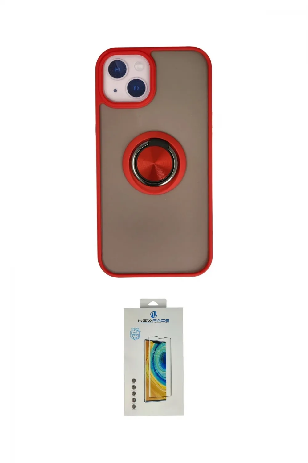 ieg™ iPhone 15 Kılıf Yörünge Çizgi - Siyah Polymer Nano Ekran Koruyucu