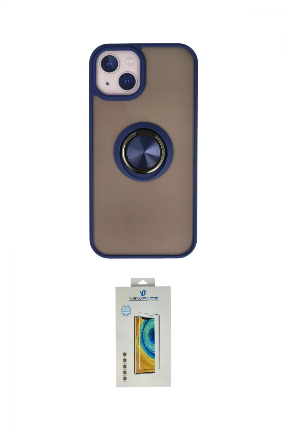 ieg™ iPhone 15 Kılıf Yörünge Çizgi - Siyah Polymer Nano Ekran Koruyucu