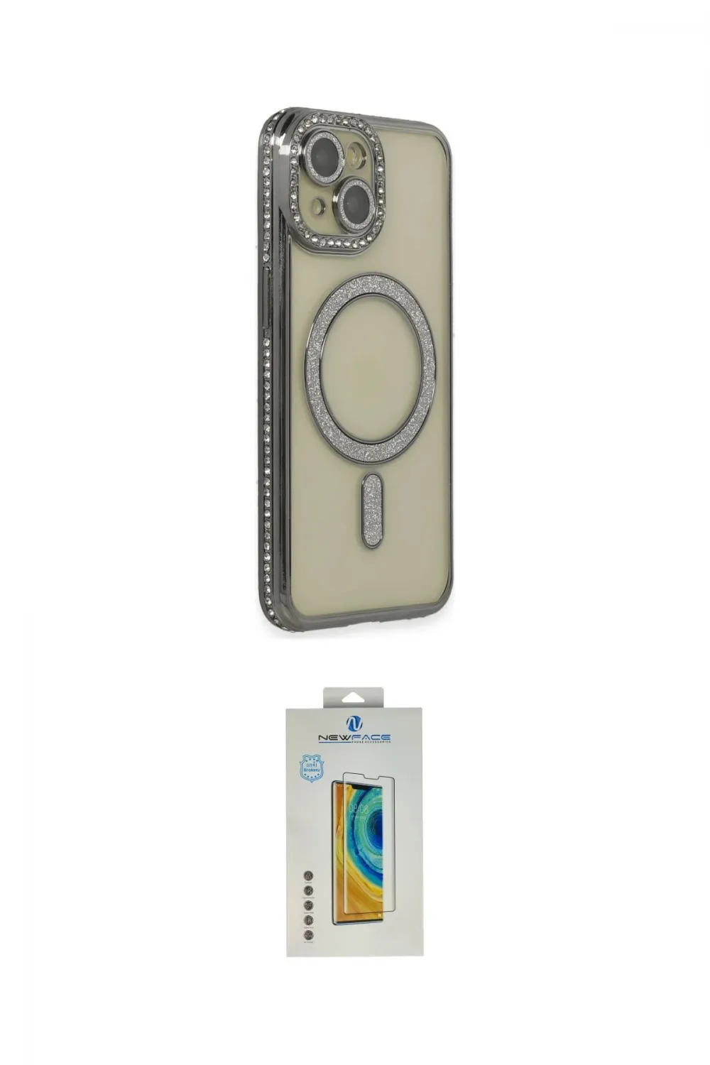 ieg™ iPhone 15 Kılıf Zirve Doku Prime - Siyah Polymer Nano Ekran Koruyucu