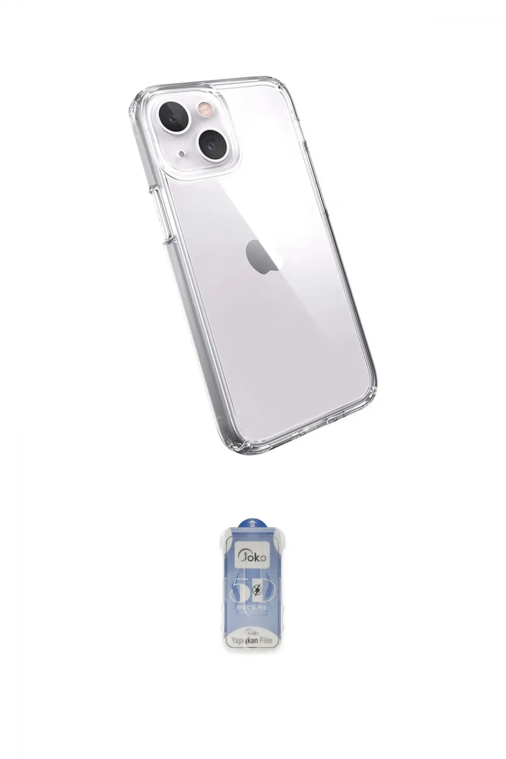 ieg™ iPhone 15 Kılıf Zirve Doku - Siyah Joko Magic 5D Cam
