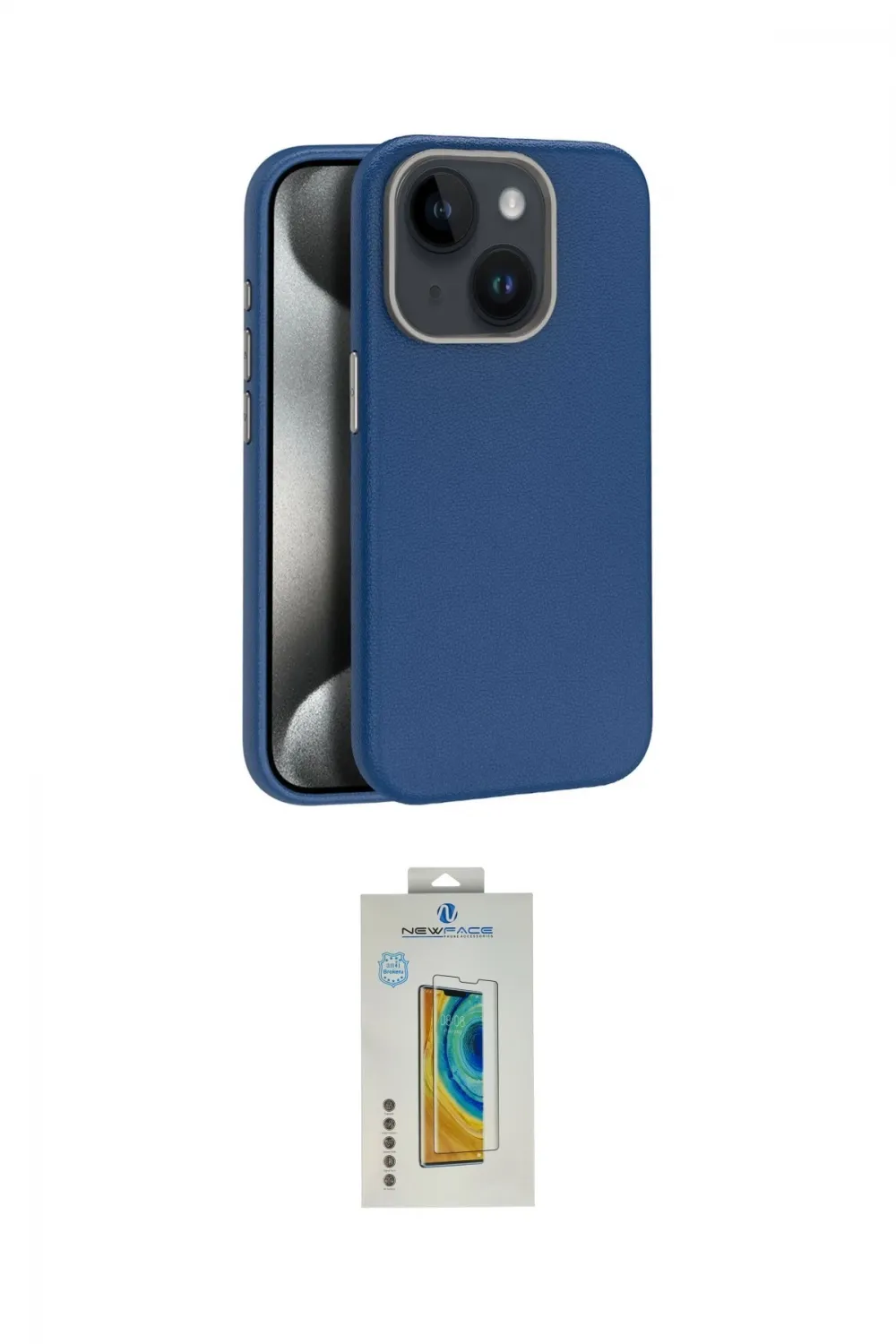 ieg™ iPhone 15 Kılıf Zirve Modern Prime - Siyah Polymer Nano Ekran Koruyucu