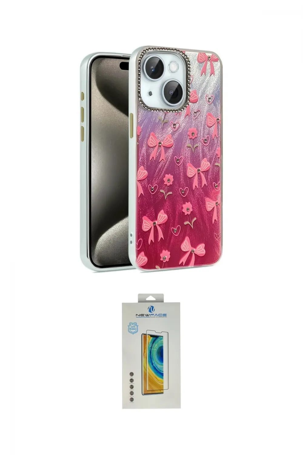 ieg™ iPhone 15 Kılıf Zirve Modern Prime - Siyah Polymer Nano Ekran Koruyucu