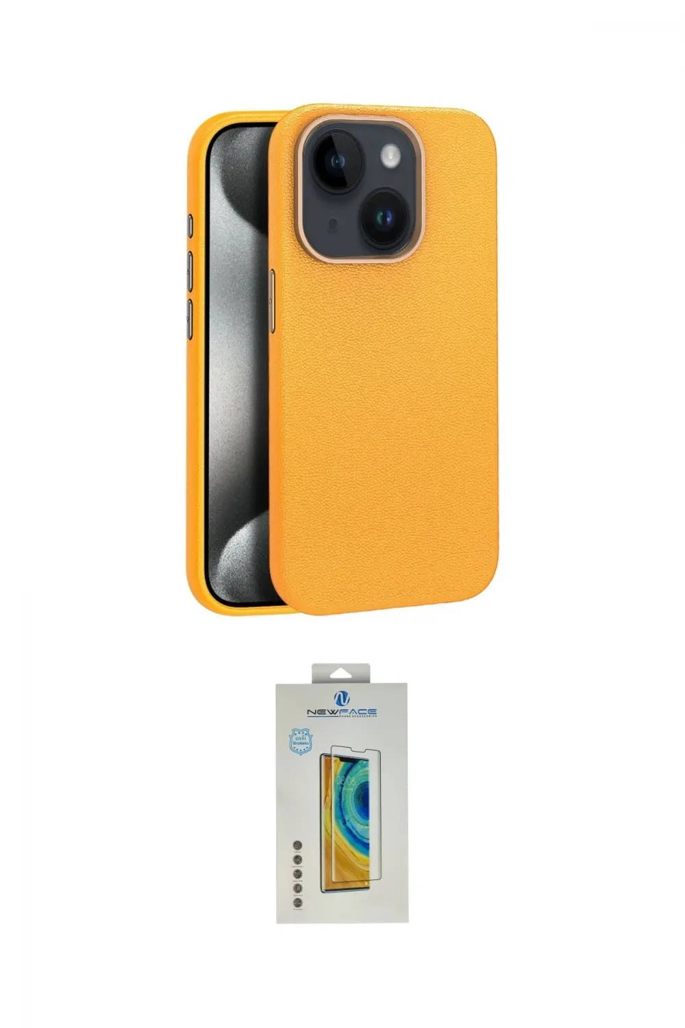 ieg™ iPhone 15 Kılıf Zirve Modern Prime - Siyah Polymer Nano Ekran Koruyucu