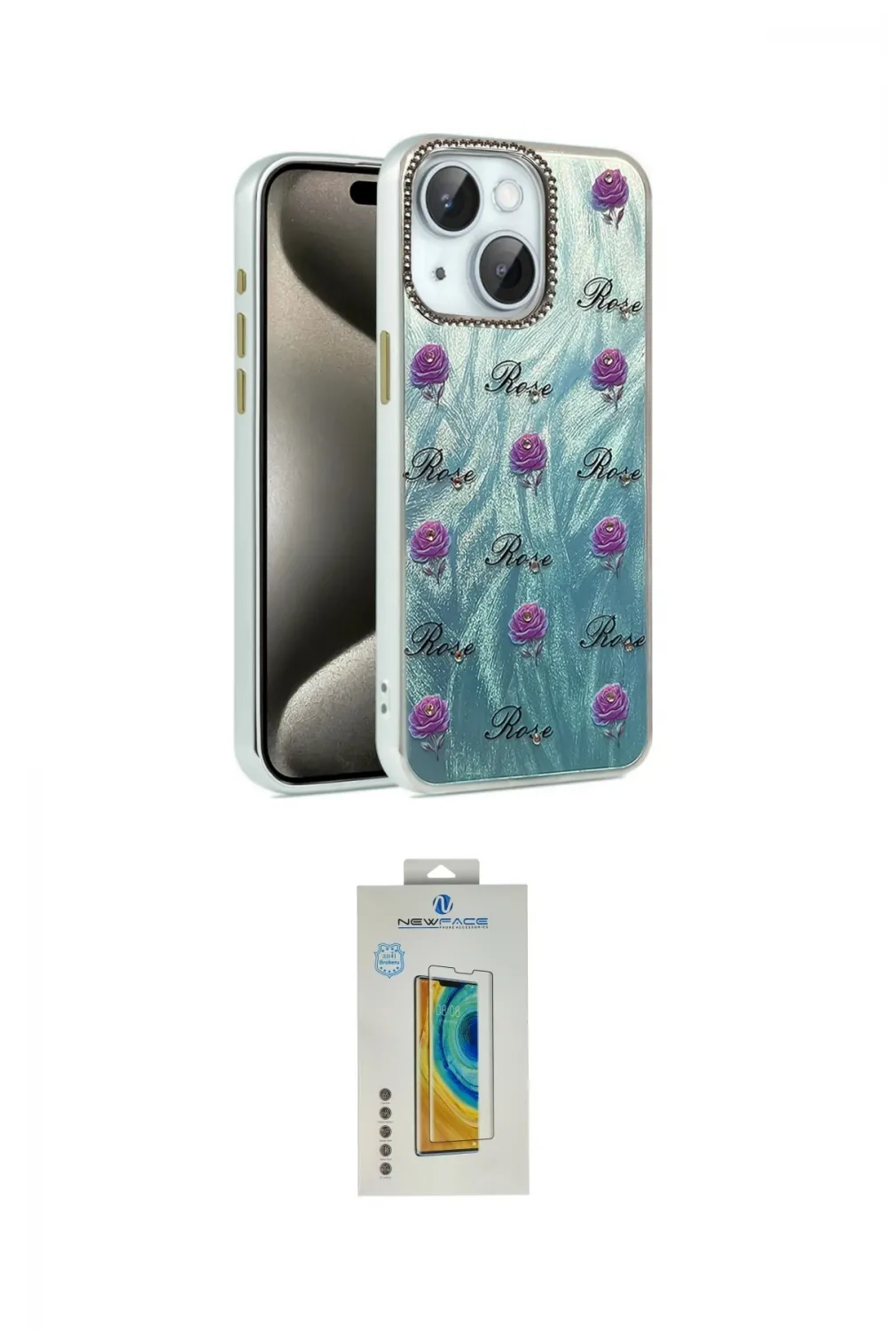ieg™ iPhone 15 Kılıf Zirve Modern Prime - Siyah Polymer Nano Ekran Koruyucu