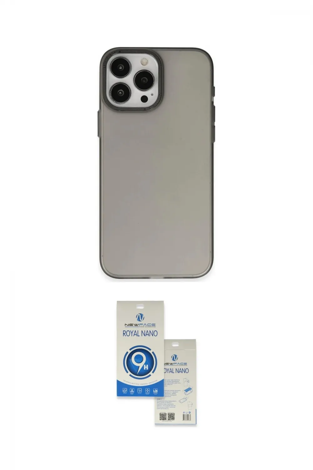 ieg™ iPhone 15 Pro Kılıf Ahenk Çizgi Prime - Şeffaf Royal Nano Ekran Koruyucu