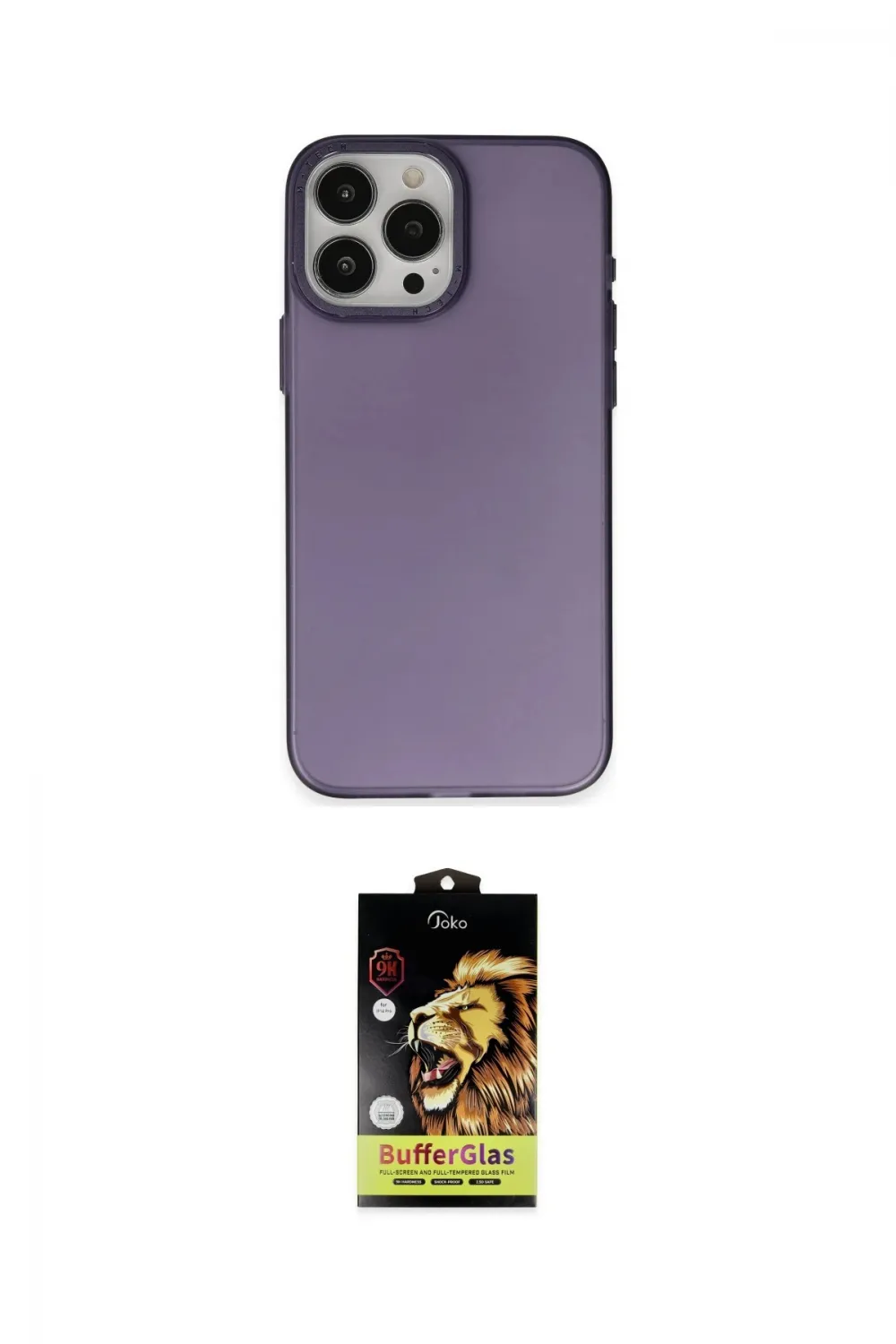 ieg™ iPhone 15 Pro Kılıf Ahenk Çizgi Prime - Siyah Buffer Cam Ekran Koruyucu