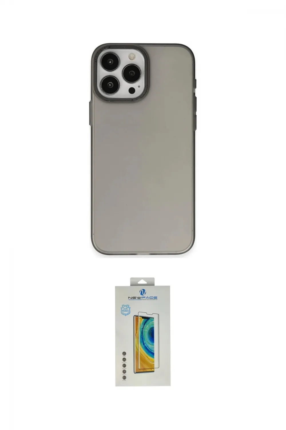ieg™ iPhone 15 Pro Kılıf Ahenk Çizgi Prime - Siyah Polymer Nano Ekran Koruyucu