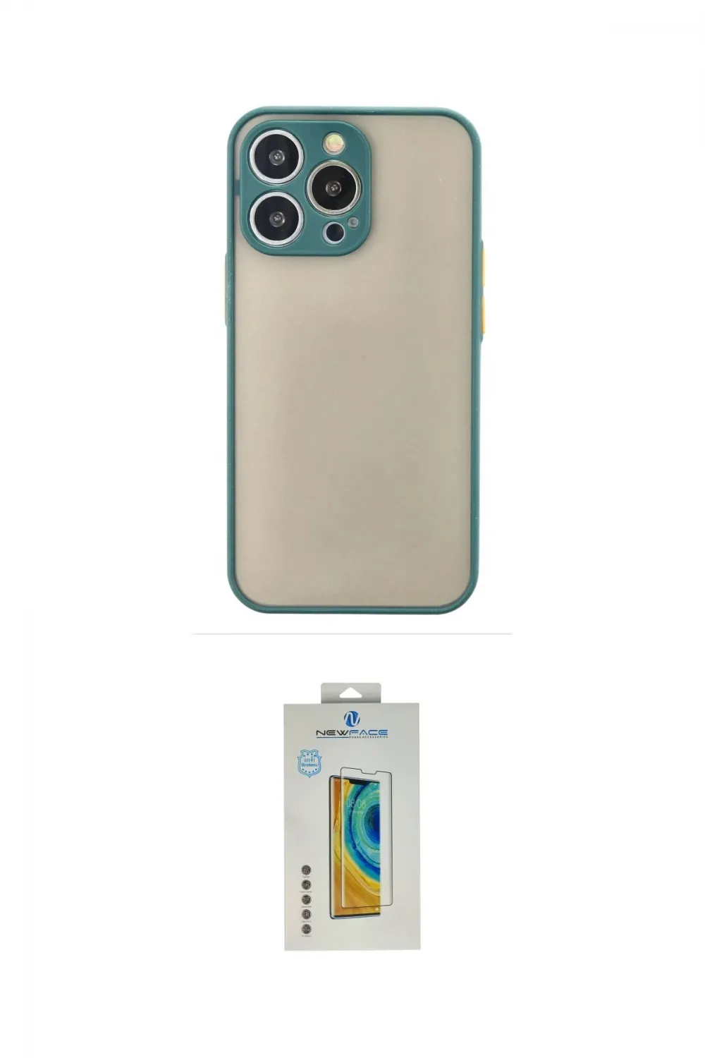 ieg™ iPhone 15 Pro Kılıf Ahenk Çizgi Serisi - Siyah Polymer Nano Ekran Koruyucu